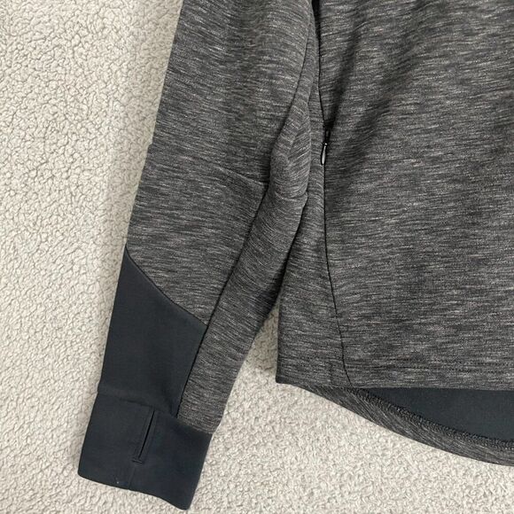 Puma Hoodie Women M Charcoal Grey Solid Dry Cell Pullover - Picture 2 of 7